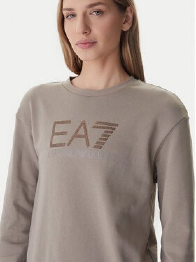EA7 Emporio Armani Bluza 7W000953 AF15831 Brązowy Regular Fit