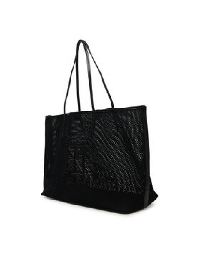 Calvin Klein Torebka Emblem Mesh Xl Tote LV04F3422G Czarny