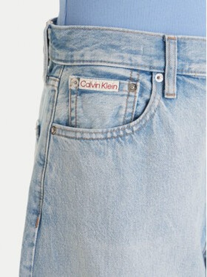 Calvin Klein Jeans Jeansy LV047F684G Niebieski Barrel Fit