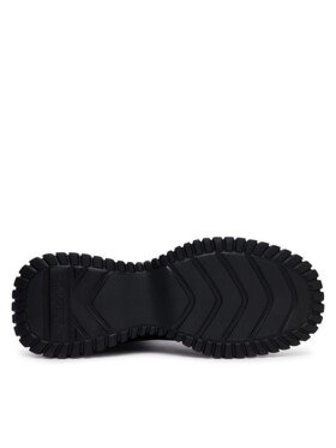 KARL LAGERFELD Botki Kreeper Wedge KL44460 Czarny
