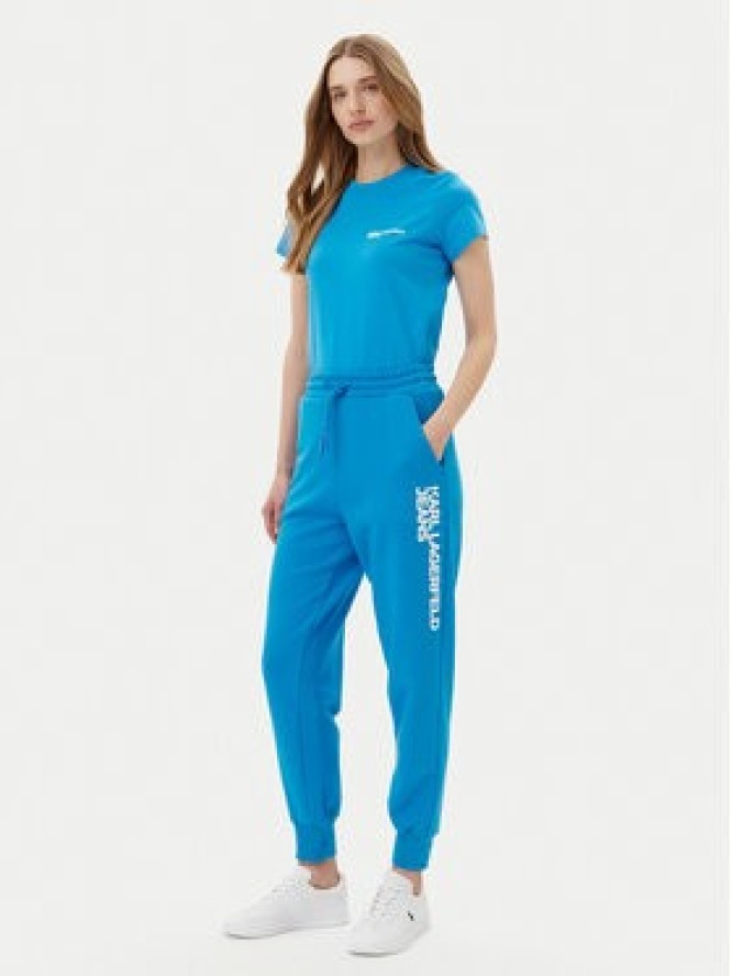 Karl Lagerfeld Jeans Spodnie dresowe A1W10058 Niebieski Regular Fit