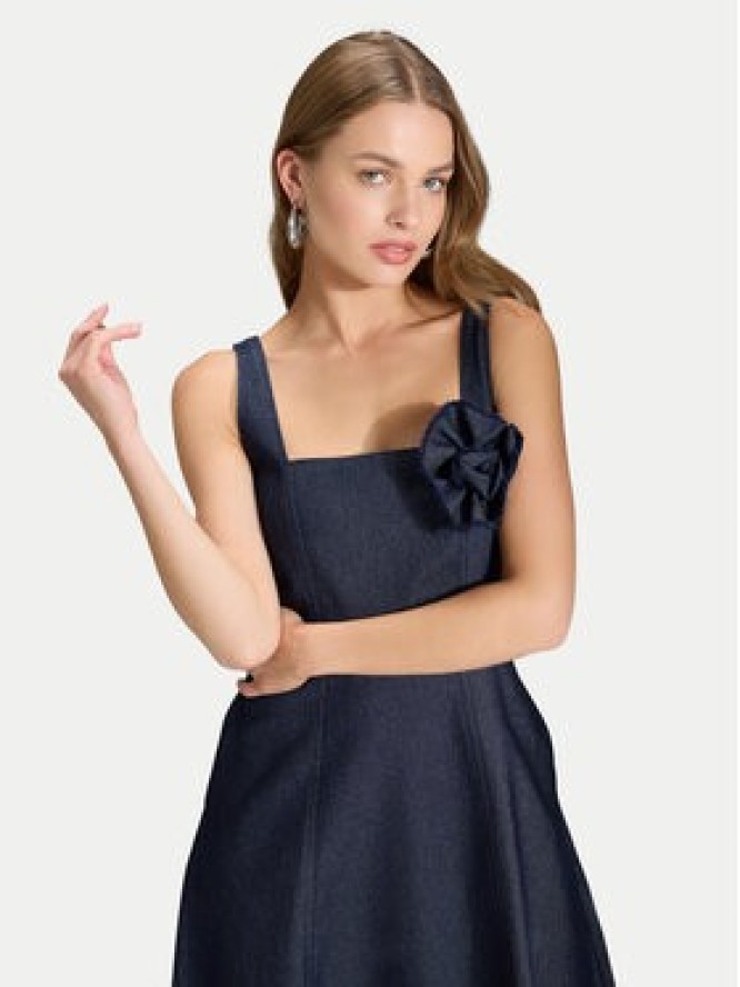 Swing Sukienka koktajlowa 5AK13800 Granatowy Regular Fit