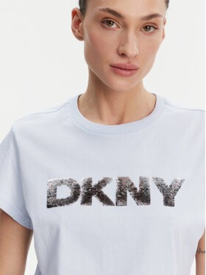 DKNY Sport T-Shirt DP4T1035 Błękitny Regular Fit