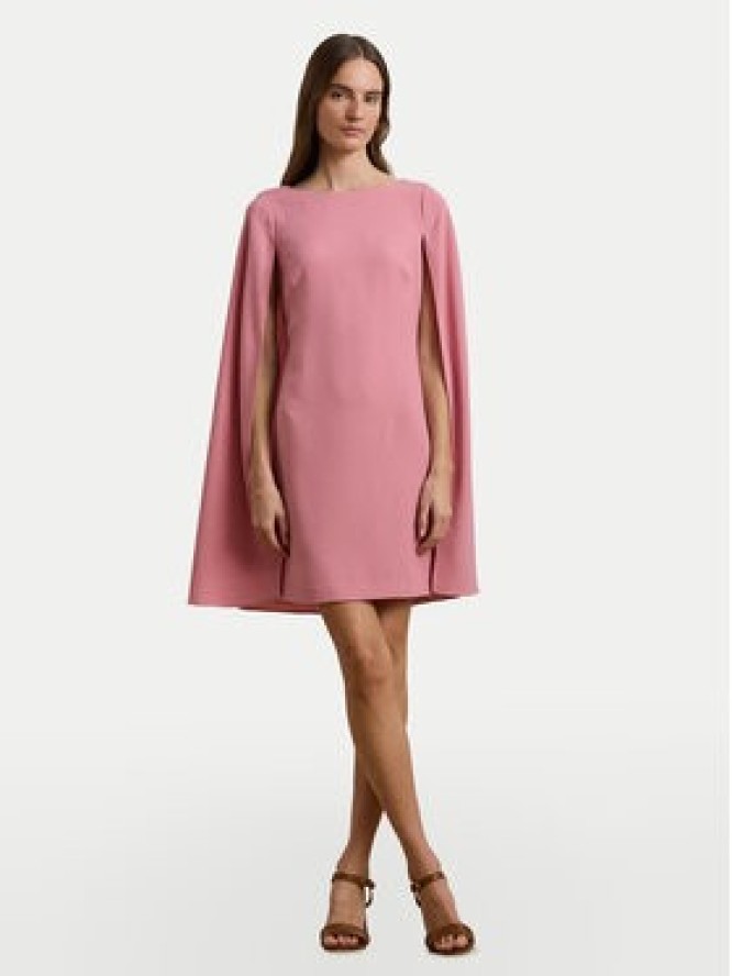LAUREN RALPH LAUREN Sukienka koktajlowa 253855210034 Różowy Slim Fit