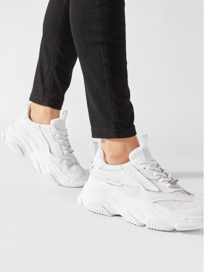 Steve Madden Sneakersy Possession-E Sneaker SM19000033 SM19000033-002 Biały