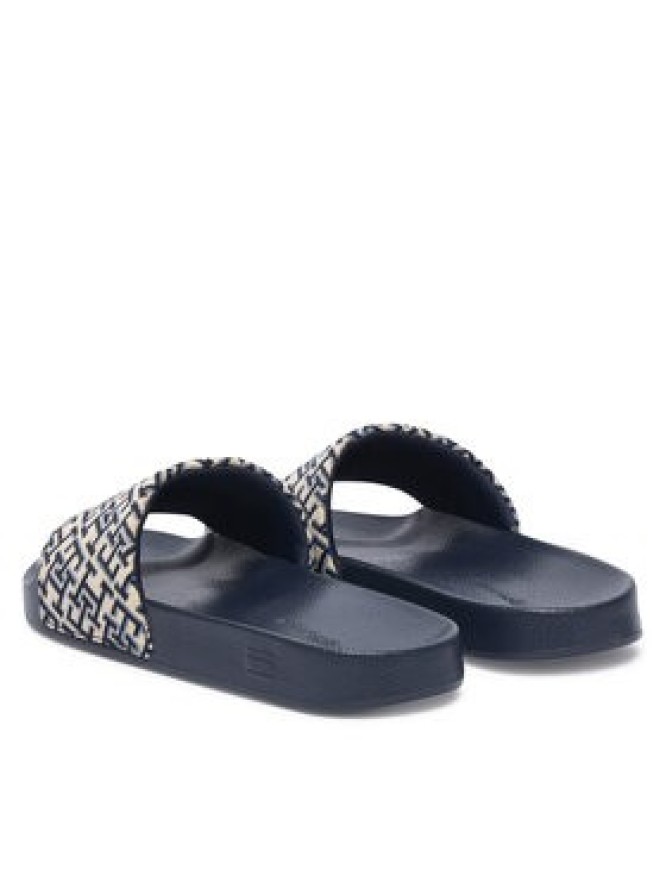 Tommy Hilfiger Klapki Monogram Pool Slide FW0FW09423 Granatowy