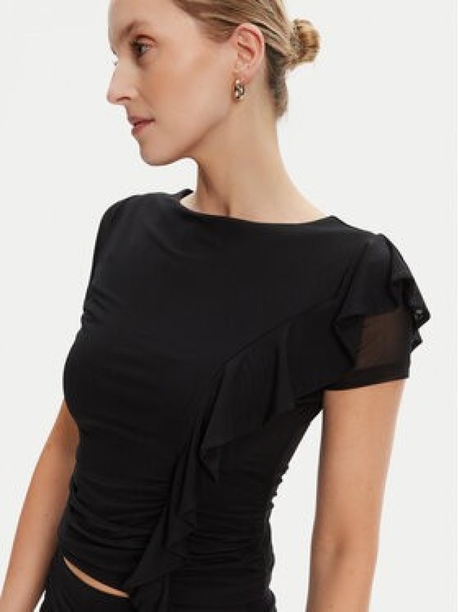 Guess Bluzka W5YP08 KCZC2 Czarny Regular Fit