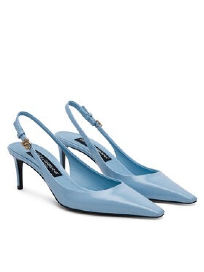 Dolce&Gabbana Czółenka CG0805 A1037 Niebieski