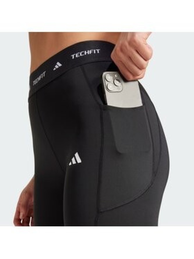 adidas Legginsy TECHFIT Stash Pocket IT2282 Czarny Slim Fit