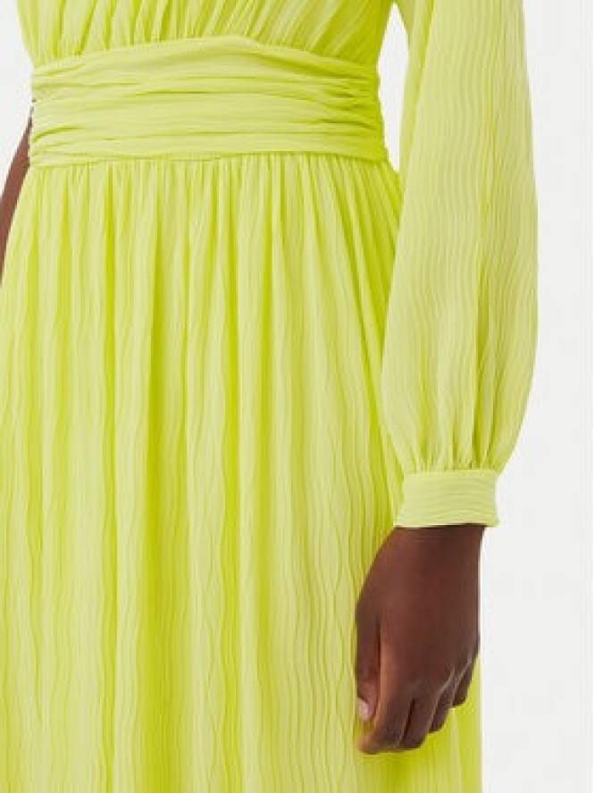 Rinascimento Sukienka wieczorowa CFC0123856003 Żółty Regular Fit