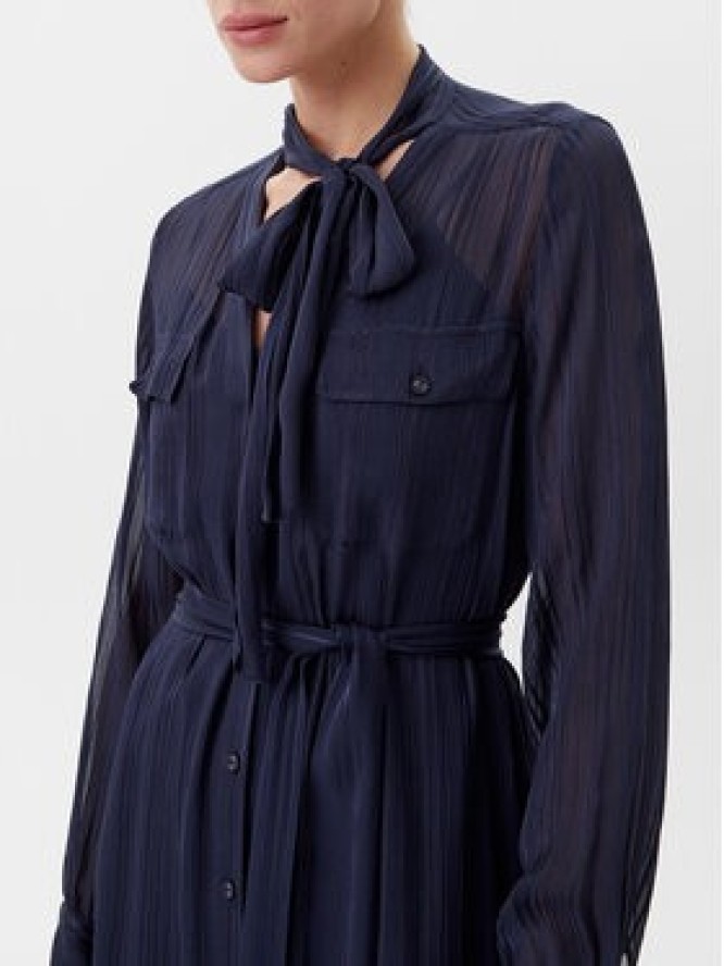 TWINSET Sukienka koszulowa 251TP2260 Granatowy Loose Fit