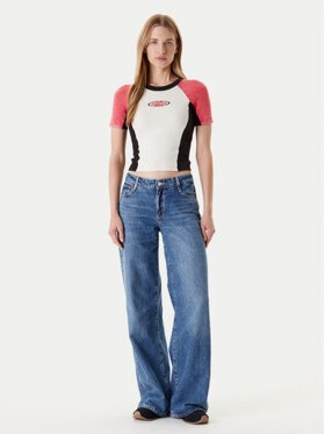 Guess T-Shirt W5YR44 Z2YJ2 Écru Regular Fit