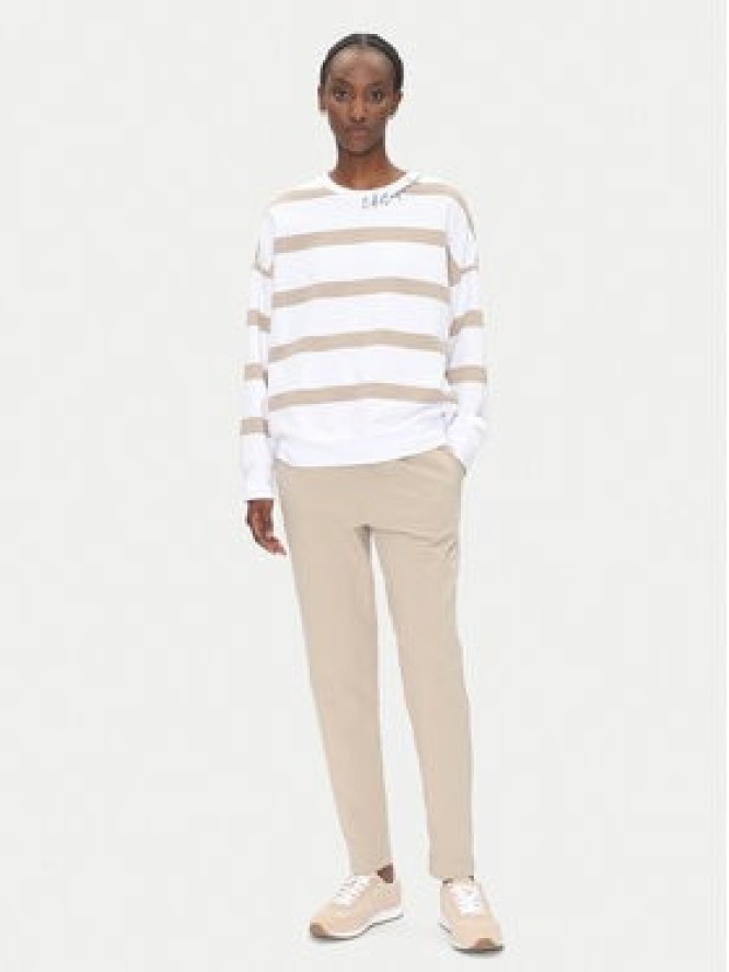 EA7 Emporio Armani Spodnie dresowe 7W000489 AF12951 U6155 Beżowy Regular Fit