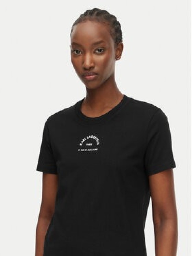 KARL LAGERFELD Sukienka codzienna B2W13071 Czarny Regular Fit