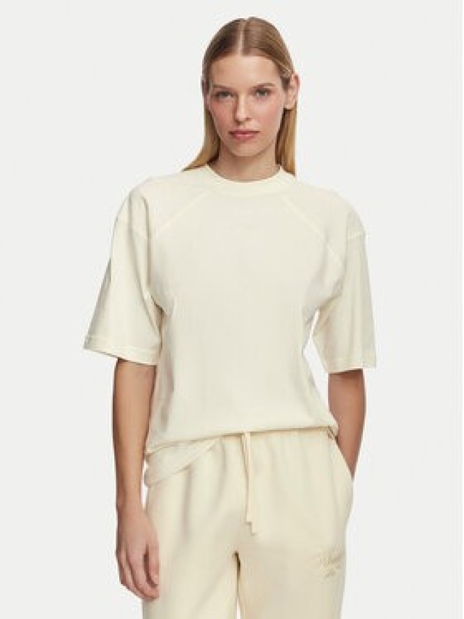 Reebok T-Shirt Reebok X Ewa Chodakowska Mila RK25977CCW Kremowy Regular Fit