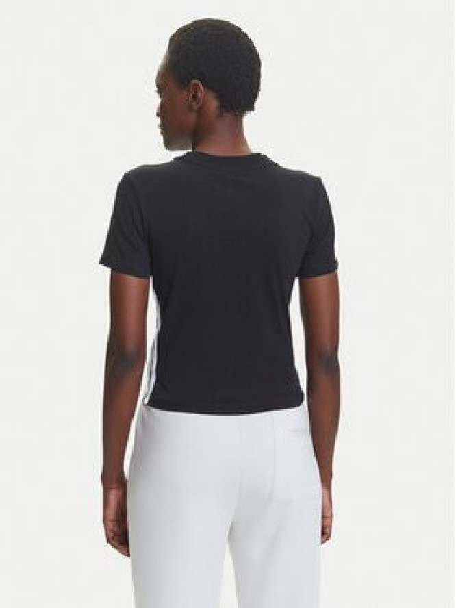 adidas T-Shirt Essentials 3-Stripes JC8325 Czarny Slim Fit