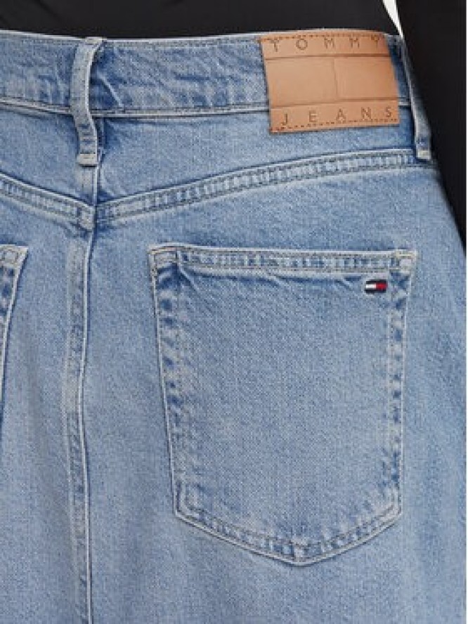 Tommy Jeans Spódnica jeansowa Claire DW0DW22711 Niebieski jasny Regular Fit