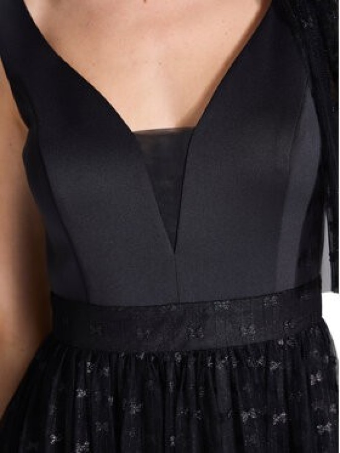 Swing Sukienka wieczorowa 5AI04600 Czarny Regular Fit