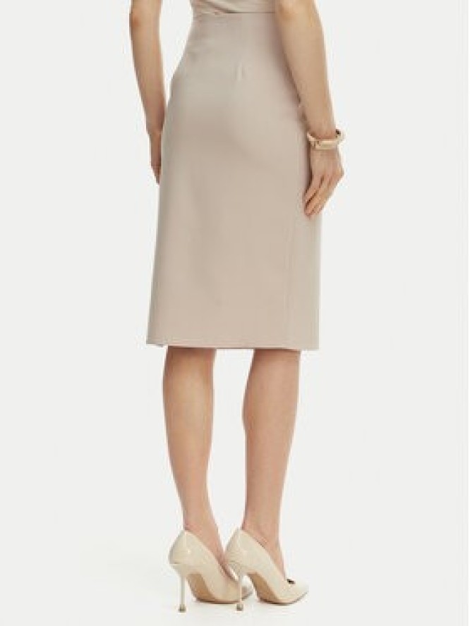 Rinascimento Spódnica ołówkowa CFC0127985003 Beżowy Slim Fit