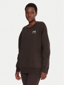 Under Armour Bluza Essential 1379475 Brązowy Loose Fit