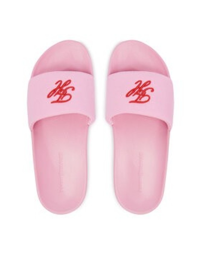 Tommy Hilfiger Klapki Th Script Pool Slide FW0FW09286 Różowy