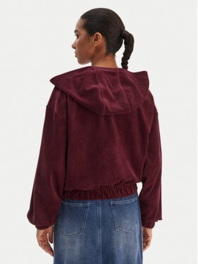 adidas Bluza Essentials Chenile KE1119 Bordowy Loose Fit