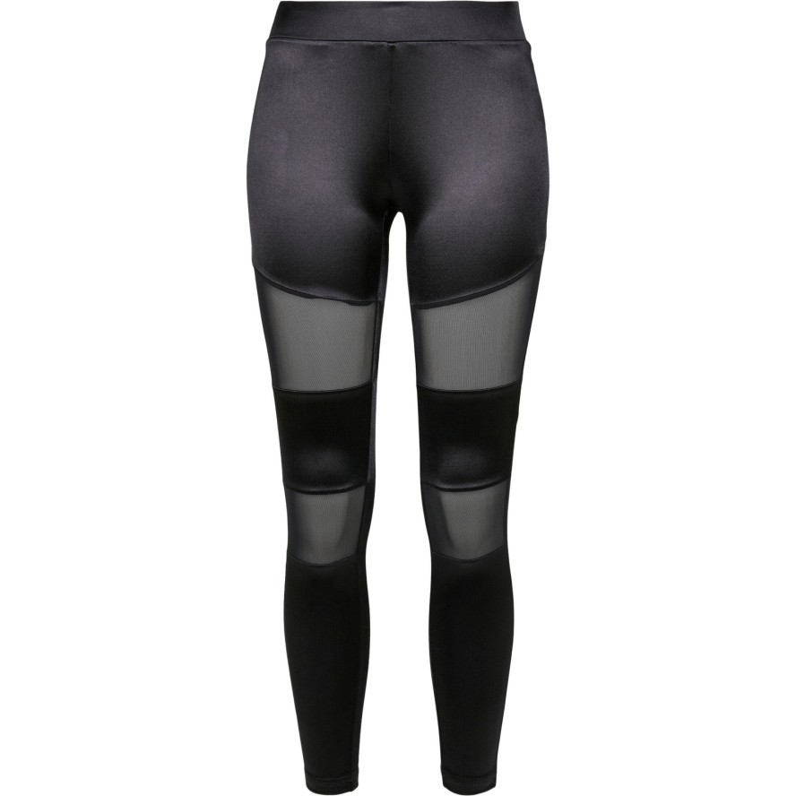 Legginsy damskie Urban Classics shiny tech mesh