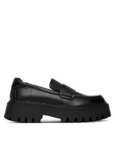 DeeZee Loafersy HY19001-2 Czarny
