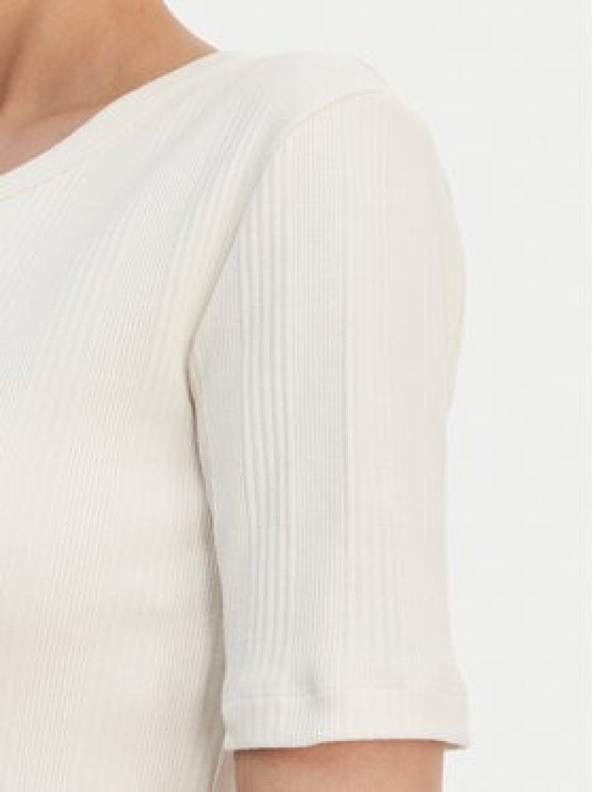 Calvin Klein T-Shirt Varigated LV044F211G Écru Slim Fit