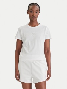 Guess T-Shirt W6GI10 K3025 Biały Regular Fit