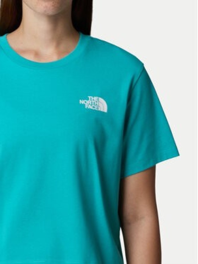 The North Face T-Shirt Simple Dome NF0A87U4 Niebieski Loose Fit