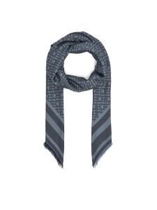 Tommy Hilfiger Szal Monogram AW0AW17493 Granatowy
