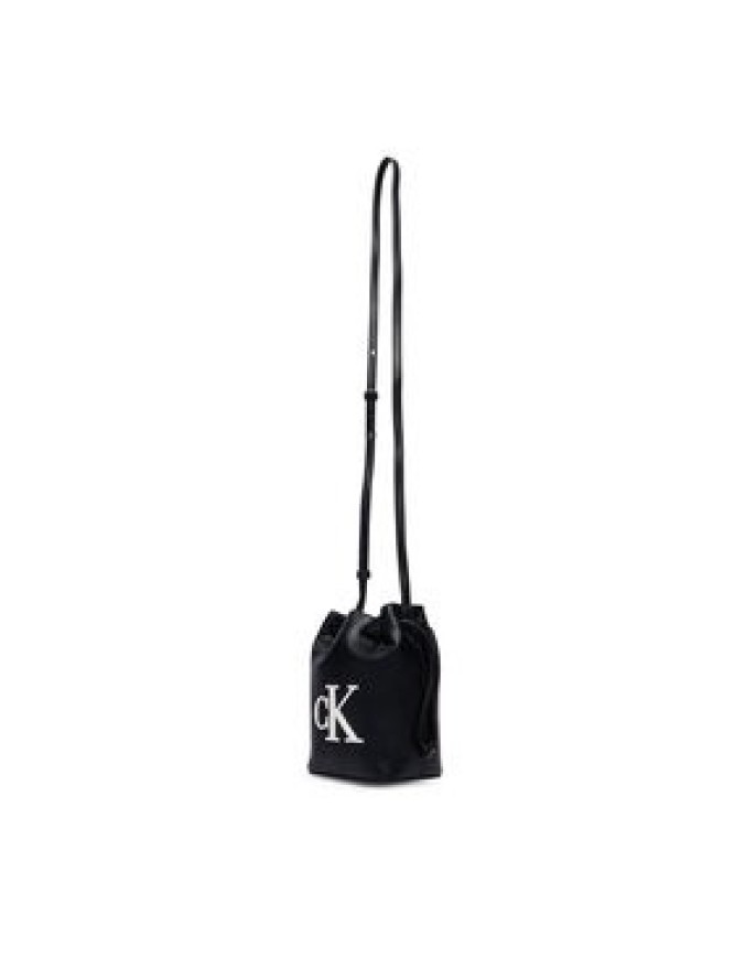 Calvin Klein Torebka Bold Ck Mini Bucket Crossbody LV04F3870G Czarny