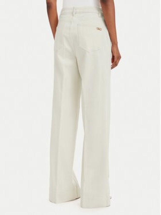 MICHAEL Michael Kors Jeansy MT690ACLSA Kremowy Flared Leg