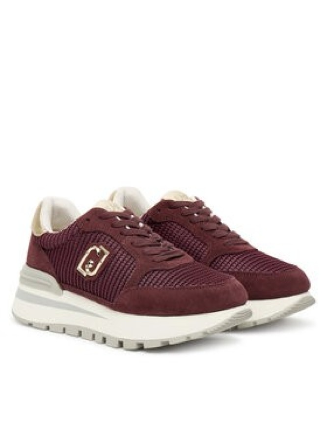 Liu Jo Sneakersy Amazing 25 BF5049 PX027 Bordowy