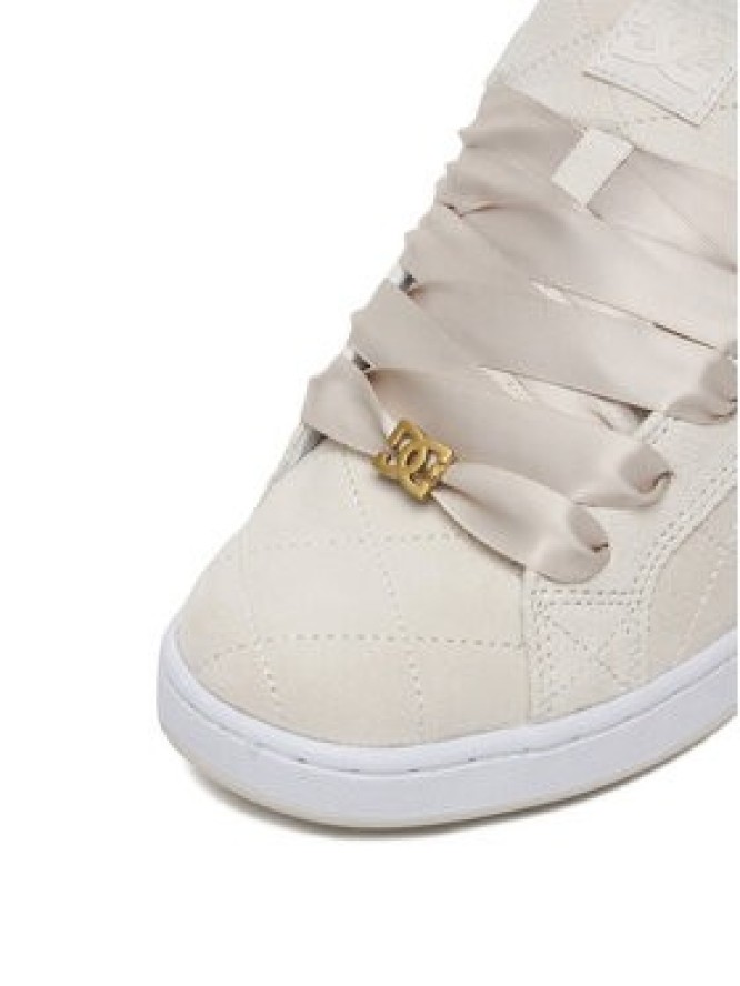 DC Shoes Sneakersy EO-COURT GRAFFIK SE DC01666102 Écru