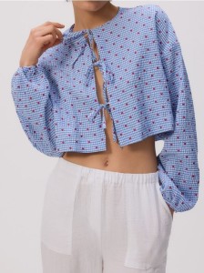 Bluzka w serca - wielobarwny