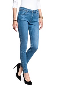 WRANGLER SKINNY DAMSKIE SPODNIE JEANSOWE SOFT WORN W28KJE12P 112128280