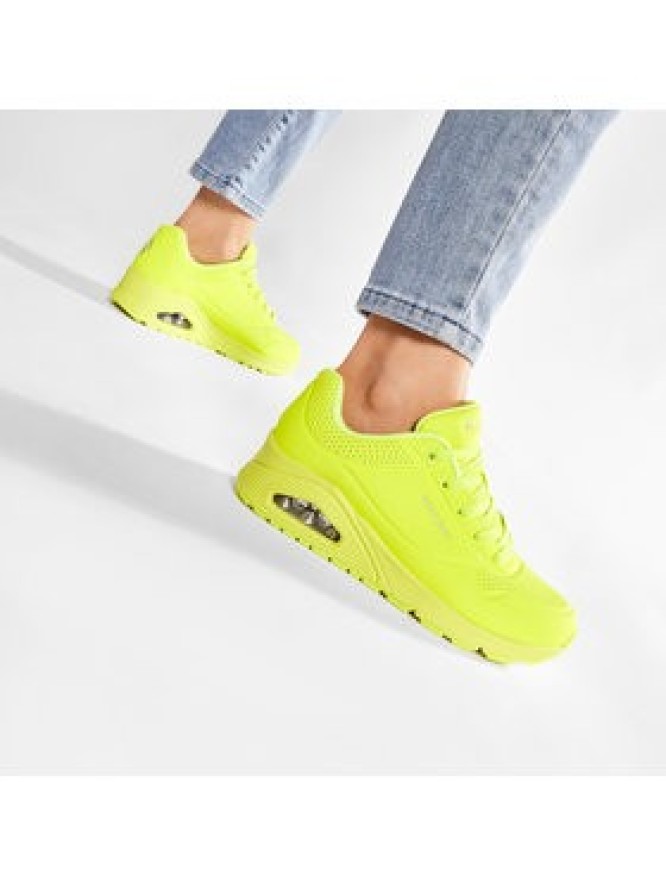 Skechers Sneakersy Night Shades 73667/NYEL Żółty