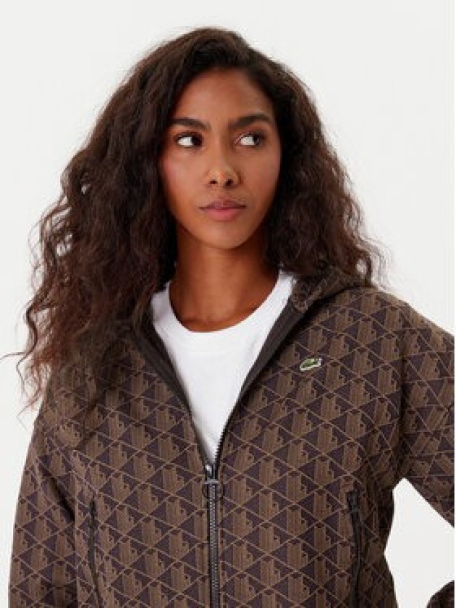 Lacoste Bluza SF7606 Brązowy Regular Fit