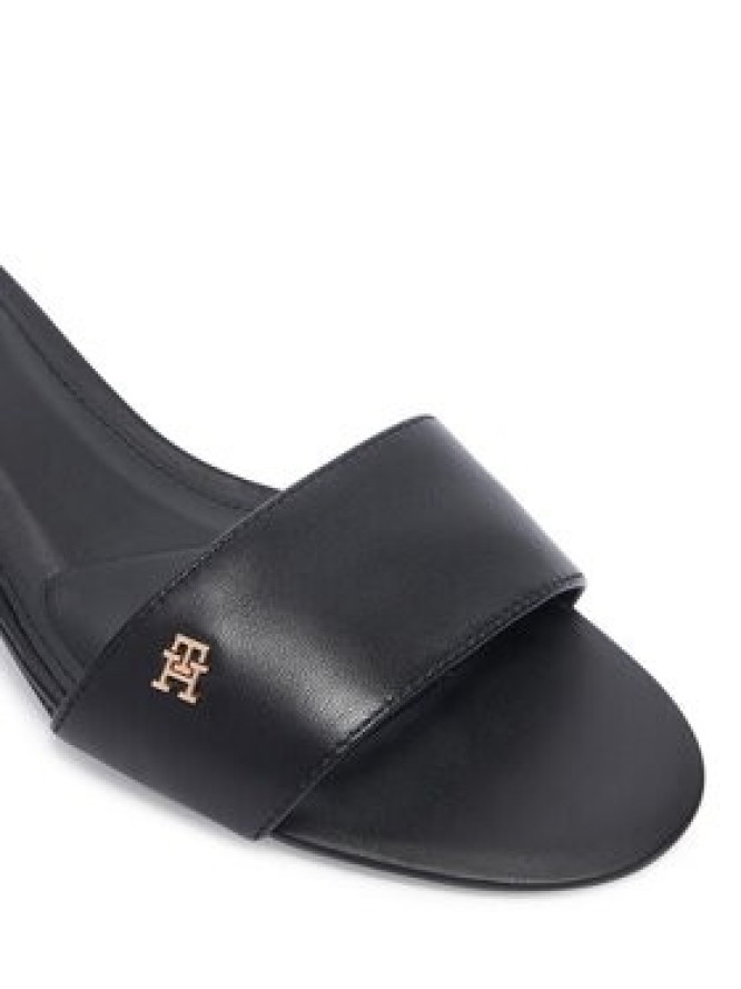 Tommy Hilfiger Klapki Th Mid Mule FW0FW09508 Czarny