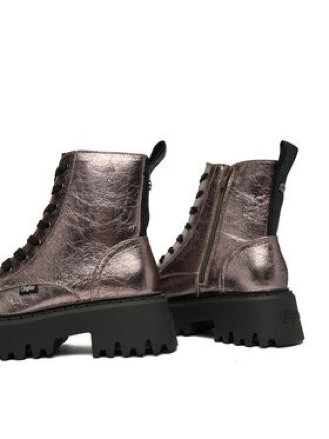 Buffalo Trzewiki Aspen Lace Up Mid 1622596 Srebrny