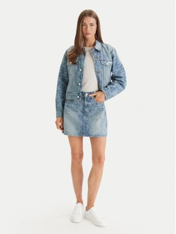 Calvin Klein Jeans Kurtka jeansowa LV047F677G Niebieski Regular Fit