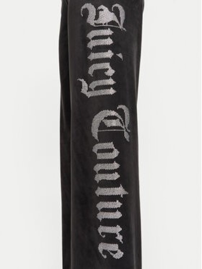 Juicy Couture Spodnie dresowe Old Gothic JCWBJ226334 Czarny Regular Fit