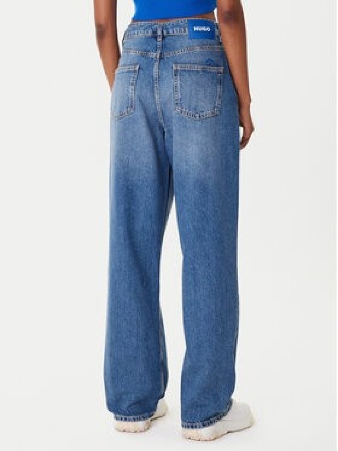 HUGO Jeansy Leni_B 50546357 Niebieski Loose Fit