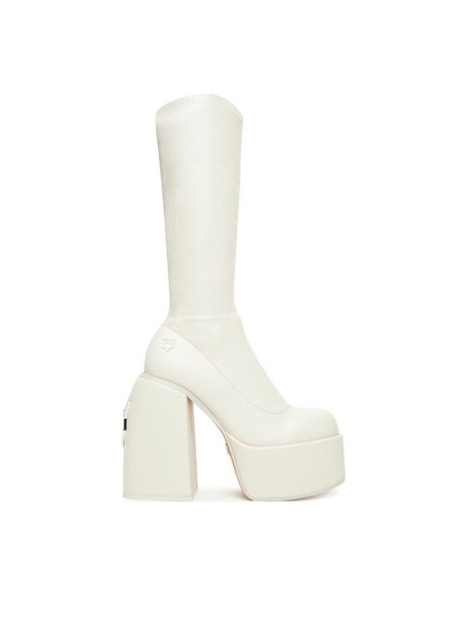 Naked Wolfe Kozaki Spice Biały