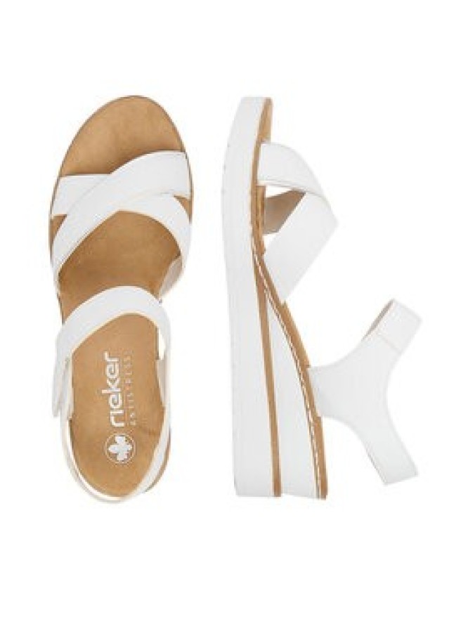 Rieker Sandały CEO-V38G9-80 Biały
