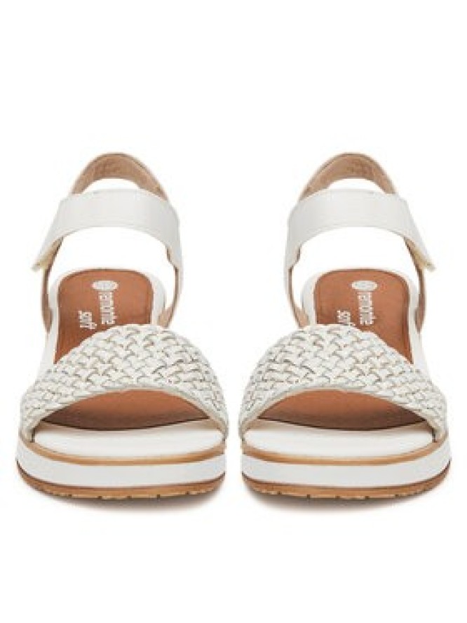 Remonte Sandały D6465-80 Biały