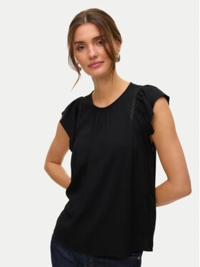Vero Moda Bluzka Bella 10325248 Czarny Standard Fit