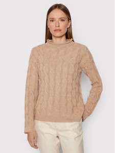 United Colors Of Benetton Sweter 1335D2467 Brązowy Regular Fit